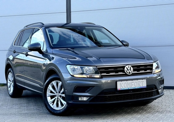 Volkswagen Tiguan cena 92999 przebieg: 159965, rok produkcji 2018 z Lędziny małe 781